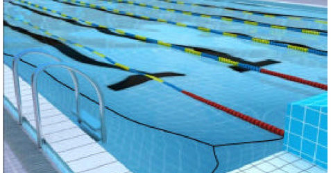 Swimming Game – Spider The "spider" puts a foot and hand on each wall in the corner.