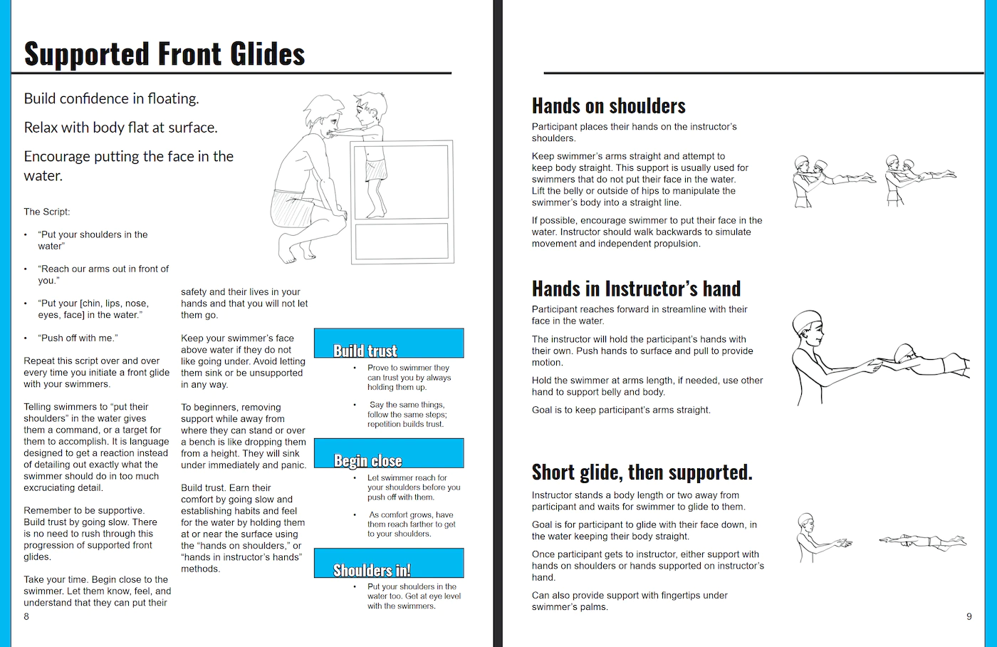 Teaching Swimming Workbook Preview: 1 of 3