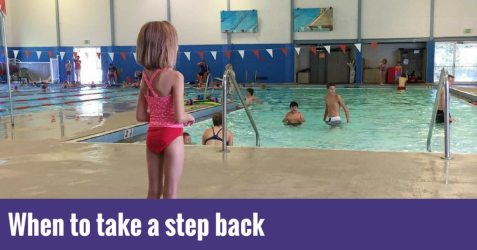 When to take a step back When to take a step back